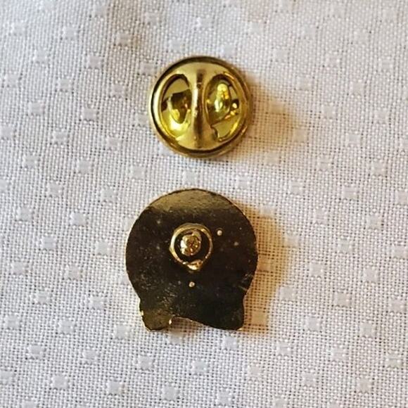 3/8 Inch Pink Gold Moose Legion Service Lapel Hat Pin Tie Tac Collectible - Picture 2 of 5